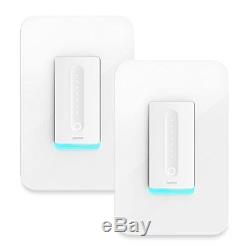 Wemo Dimmer Wi-Fi Light Switch 2-pack, Works with Amazon Alexa and Google Assis