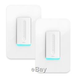 Wemo Dimmer WiFi Light Switch Works with Alexa and the Google Asst (F7C059) 2 Pack