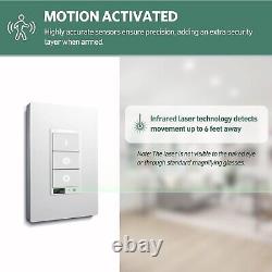 Wi-Fi Security Dimmer Smart Light Switch, Motion Sensor Light Switch, Motion