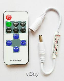 Wireless DC12V 12A Remote Dimmer Switch Controller LED Dimmer Strip Light RF