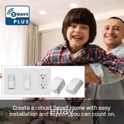 Wireless Dimmer Switch Decora Smart Z-Wave 800 Series Easy Install & Modern