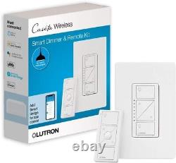 Wireless Smart Lighting Dimmer Switch with Remote Control Modern White