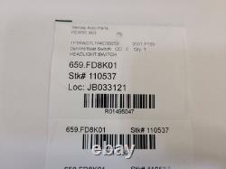 00 01 02 Commutateur de contrôle de la lumière de tableau de bord, de la lumière d'halogène, de l'éclairage de phare pour Ford F150 OEM