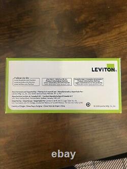 (10) Leviton 6674-10W Variateur SureSlide pour incandescent, CFL et LED Blanc
