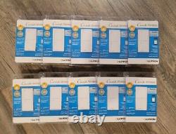 10 Lutron Caseta Wireless In-wall Light/fan Switch Pd-5ans-wh-r Blanc 32 $ Chacun