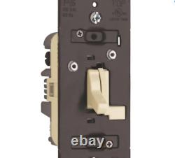 2 Pk Legrand 700w Single Pole 3 Voies Lt Almond Toggle Indoor Dimmer Td703placcv6