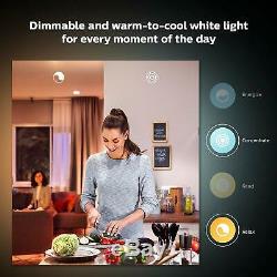 2 X Philips Hue Blanc Ambiance 2 X Gradateur & Echo Led Dot Intelligent Ampoule