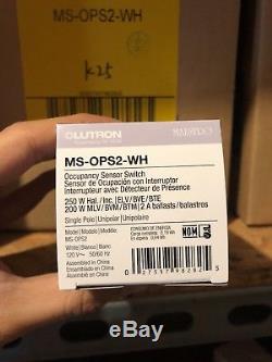 24x Lutron Maestro Ms-ops2-wh Détecteur De Mouvement / D'occupation