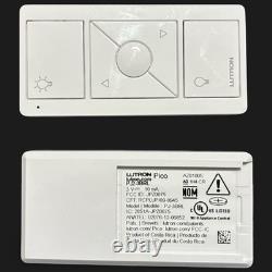 3 Interrupteurs variateurs de lumière intelligents Lutron Caseta PD-6WCL-WH-R LED+ et 2 télécommandes Pico