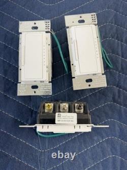 3 nouveaux Lutron Maestro PRO LED+ MA variateurs à bouton-poussoir pour un seul emplacement ou plusieurs emplacements, boîte ouverte