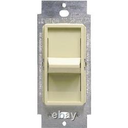 30 Pk Faites-le Meilleur Ivoire 600w Single Pole Slide Dimmer Light Switch C31-06631-00li