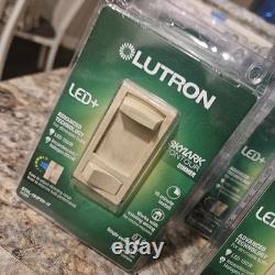 34 NOUVEAUX Lutron CTCL-150H-LA Skylark Contour LED+ Dimmer à Glissière Monolampe Amande