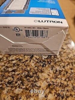 (5) Lutron Pd-6wcl-wh Allumage Dimmer Switch Blanc