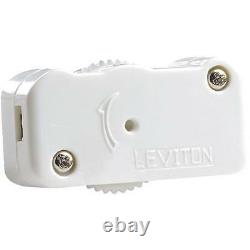 50 Pk Leviton White 200w 120v 3 Contrôle De L'incinérateur De Cordon De Position C22-01420-w