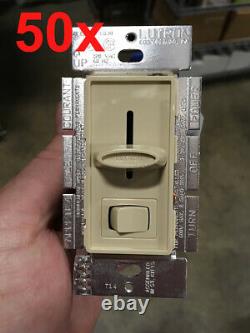 50 X Bulk Lutron Skylark S-603pg-iv Eco Dimmer Interrupteur De Lumière Simple À 3 Voies