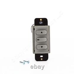 50 interrupteurs gradateurs basse tension Hubbell Gray 0-10V à verrouillage/auto ON DSL010GY