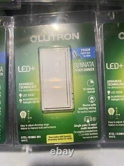 50 unités Lutron Sunnata LED+ Variateur tactile blanc (STCL-153MH-WH)