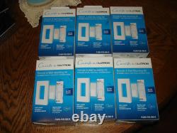 6 NOUVEAUX KIT DE MONTAGE MURAL ET TÉLÉCOMMANDE Lutron Caseta PJ2W-P2B-WH-R SCELLÉS