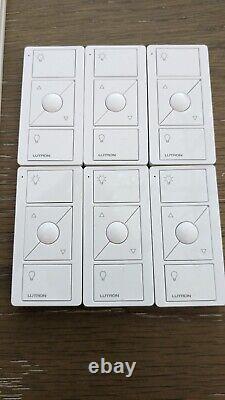 6 télécommandes Lutron Caseta Pico + 6 supports muraux Pico