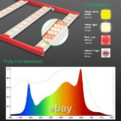 Aglex 320w Led Grow Light Full Spectrum 6bars For Indoor Plants Flower