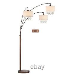 Artiva Lumiere IV 80 LED Arc en cristal antique bronze N/A N/A