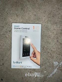 Brillant All-in-one Smart Home Control 1-light Switch Panel Gradateur Bha120us-wh1