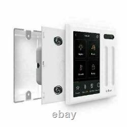 Brillant Tout-en-un Smart Home Control 2-light Switch Panel Variateur Bha120us-wh2
