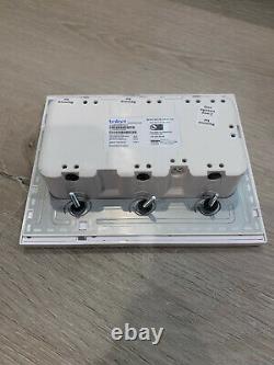Brillant Tout-en-un Smart Home Control 3-light Switch Panel Variateur Bha120us-wh3