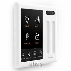 Brilliant All-in-one Smart Home Control 2-light Switch Panel Dimmer Bha120us-wh2