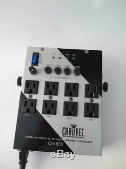 Chauvet Ch-865 Dj Gradateur / Interrupteur De Relais Pack Light Controller