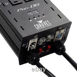 Chauvet DJ Pro-D6 Contrôleur de lumière LED dimmer/interrupteur DMX-512 à 6 canaux Noir