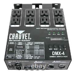Chauvet Dj 4 Channel Dj Dimmer/switch Relay Pack Light Controller (open Box)