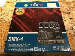 Chauvet Dj Contrôleur Dmx-4 Dimmer 4-channel Switch Pack Éclairage Nouveau Dans La Boîte