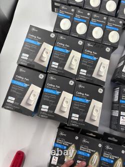 Cync GE Système Intelligent Lot d'Interrupteurs, Capteurs et Ampoules BLANC DOUX x59