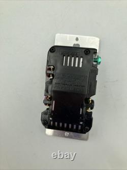 Dimmer à bascule Leviton Dsl06-1tw Decora avec barre coulissante (en blanc)