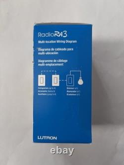 Dimmer d'accompagnement Lutron RRST-RD-WH Sunnata Radio Ra 3 Blanc NOUVEAU