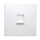 Dimmer De Lumi&egrave;re Lutron Nf-10-277-wh &agrave; Glissi&egrave;re Fluorescent 1-p&ocirc;le Led, Blanc