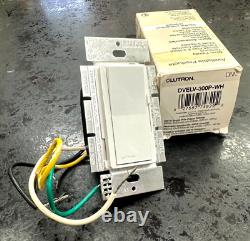 Dimmer électronique basse tension 300W à un pôle blanc (DVELV-300P-WH) Lutron