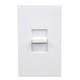 Dimmer Pr&eacute;s&eacute;lectionn&eacute; Lutron Ntf-103p-277 Fluorescent, Eco-10, 3 Voies, 6a, Blanc