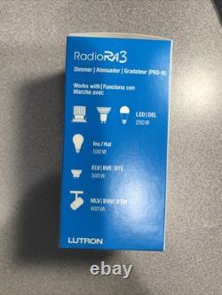 Dimmer tactile RF LED+ Sunnata PRO Lutron RadioRA 3 (RRST-PRO-N-BW)