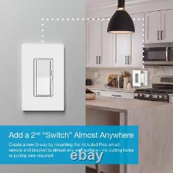 Diva Smart Dimmer Switch Starter Kit Pour L'éclairage Intelligent Caseta, Avec Smart Hub A