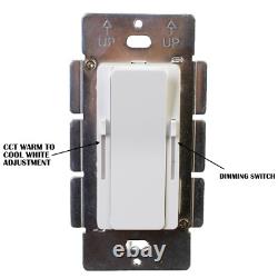 Driver LED dimmable 24V certifié UL et interrupteur variateur CCT 2 en 1 pour lumière LED