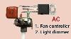 Easy Ac Motor Controller Ac Light Dimmer Circuit