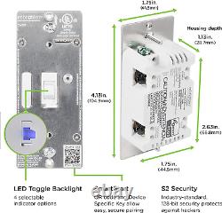 Enbrighten 47866 Z-wave Plus Smart Light Dimmer Quickfit Et Simplewire, Compati