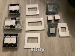 Ensemble de variateurs tactiles Legrand Adorne et interrupteurs à 3 voies