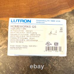 Gradateur RF enfichable Lutron HomeWorks QS 120 V noir HQR-3PD-1-MN