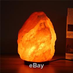 Himalaya Natural Rock Cristal Salt Night Light Purificateur D'air Dimmer Lampe 110 V