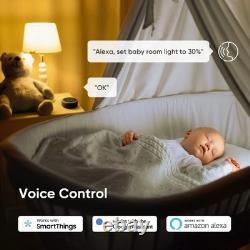 Interrupteur Dimmer Intelligent 3 Voies - Pack de 2, 2 Interrupteurs Maîtres Dimmables 3 Voies, 2.4