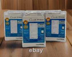 Interrupteur Intelligent Sans Fil Lutron Caseta Original Blanc PD-5ANS-WH-R Neuf (Lot de 7)