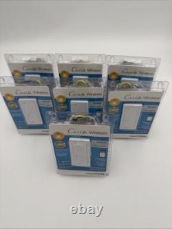 Interrupteur Intelligent Sans Fil Lutron Caseta Original Blanc PD-5ANS-WH-R Neuf (Lot de 7)